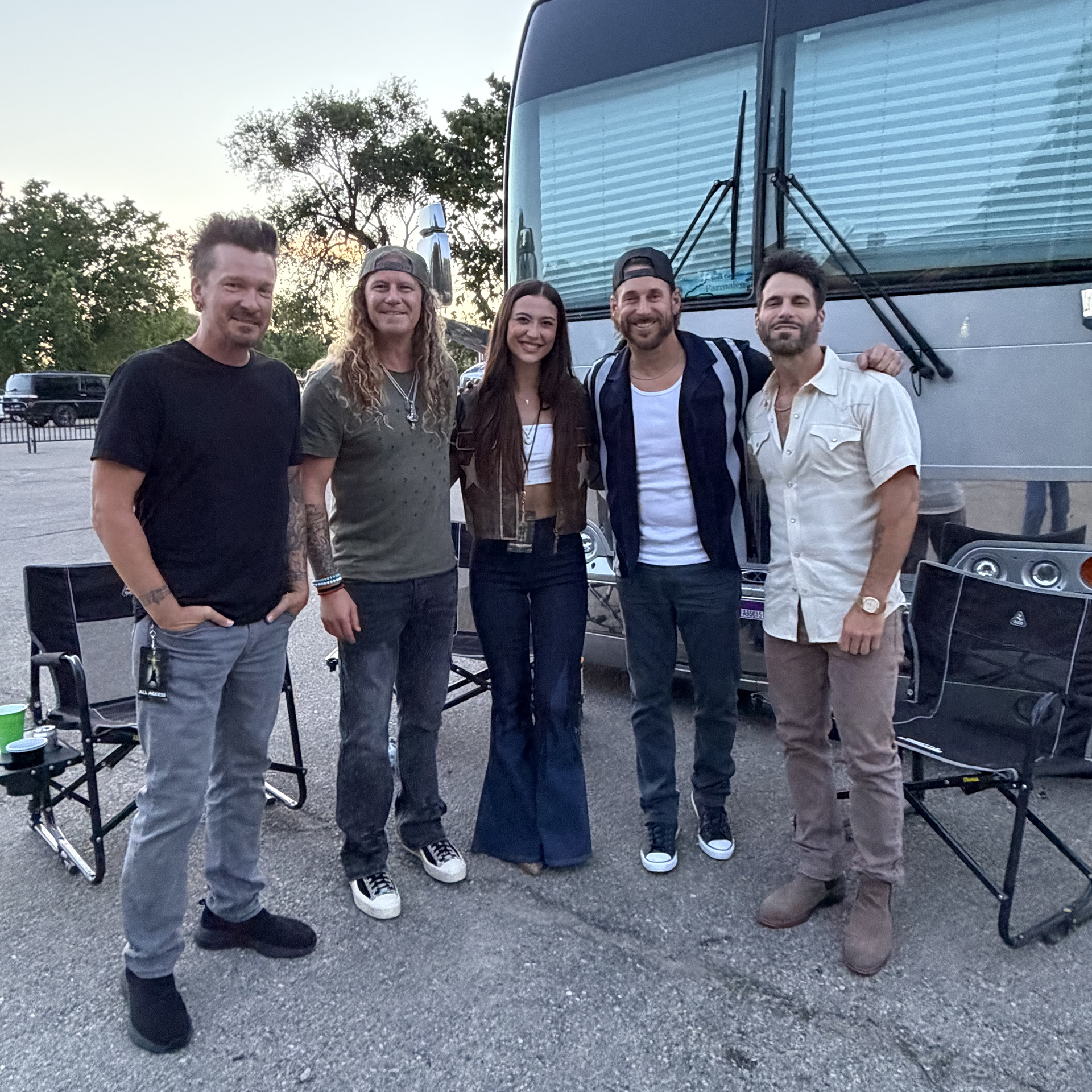 Julia Golden with Parmalee and LOCASH Julia Golden with Parmalee and LOCASH